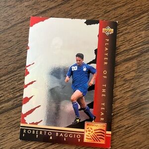 Upper deck soccer trading cards
